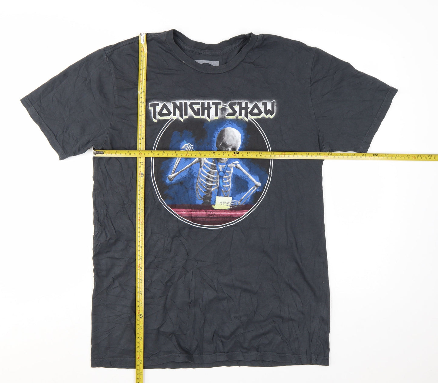 The Tonight Show Jimmy Fallon Men's Black Small 2019 Tour T-Shirt