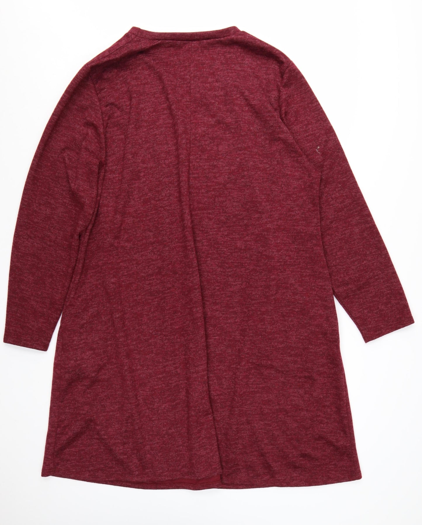 Roman Women Burgundy Long Sleeve A-Line Dress Size 26/28 Polyester Blend