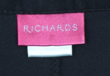 Richards Womens Black Size 14 Straight Leg Trousers