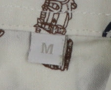 Tailored Originals Men's White Graphic Print Cotton Short Sleeve Shirt M