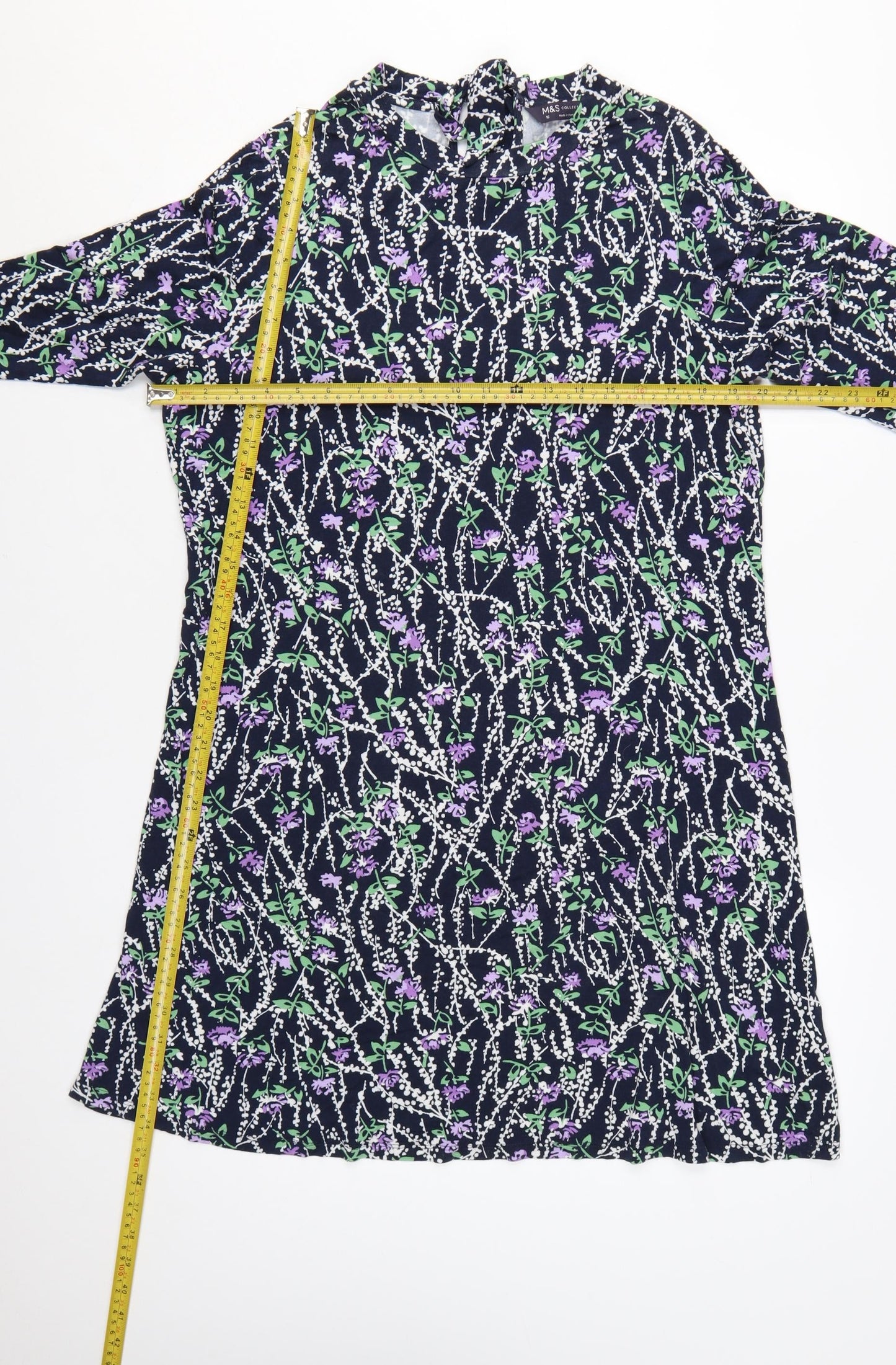Marks and Spencer Women’s Multicoloured Floral Shift Dress Size 16