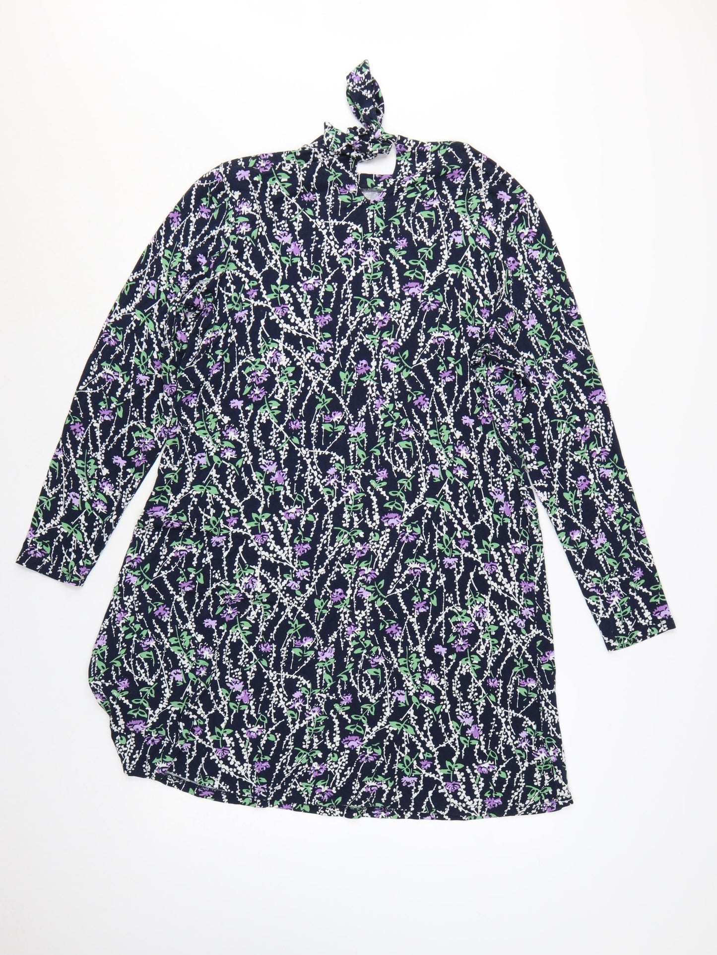 Marks and Spencer Women’s Multicoloured Floral Shift Dress Size 16