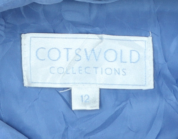 Cotswold Collections Women's Blue Size 12 Mid-Length Basic Jacket