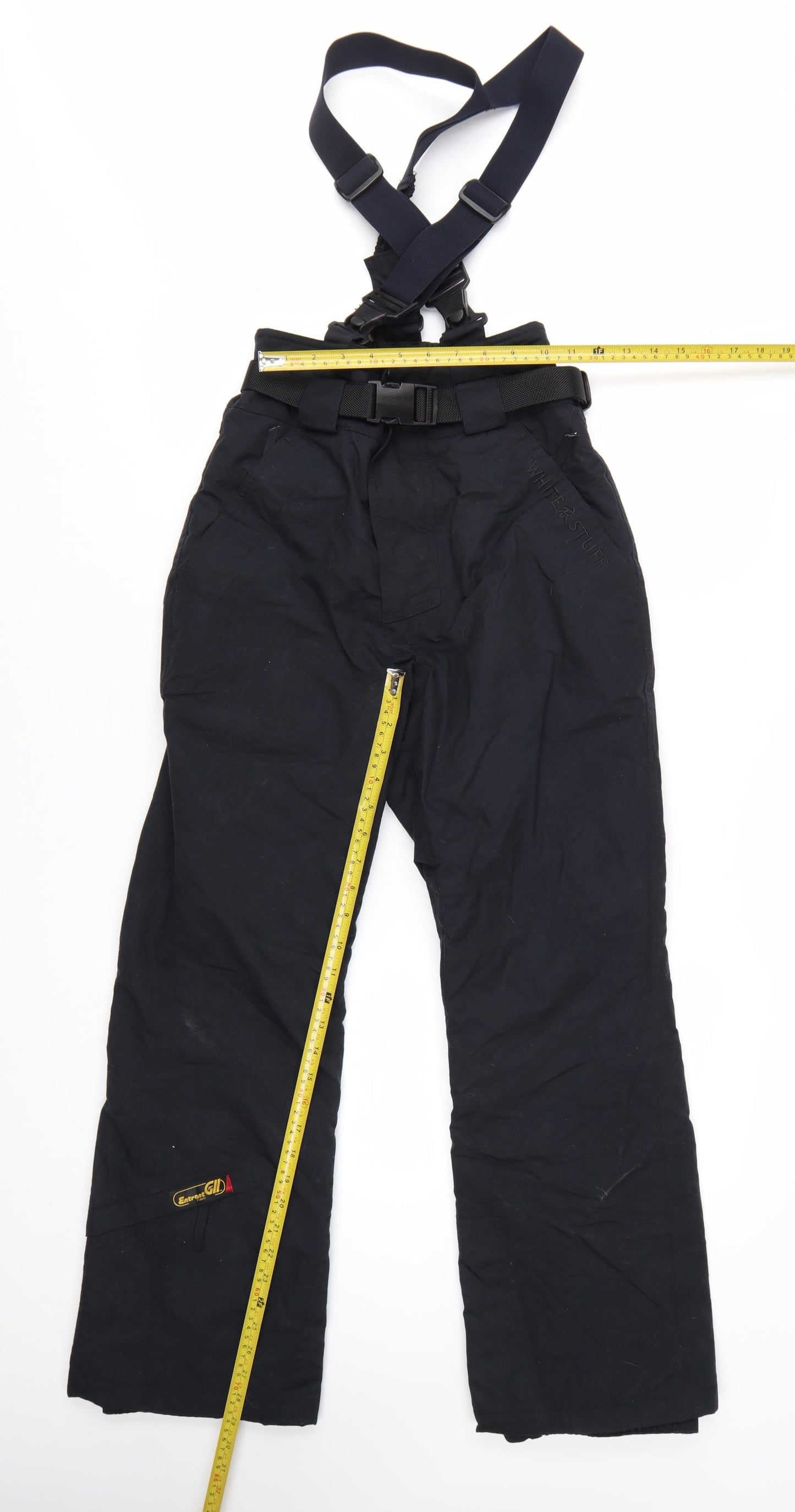 White Stuff Women's Black Snow Pants S Waterproof Insulated Winter Trousers