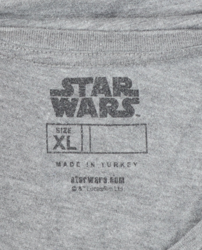 Tu Star Wars Men's Grey XL Graphic Stormtrooper T-Shirt