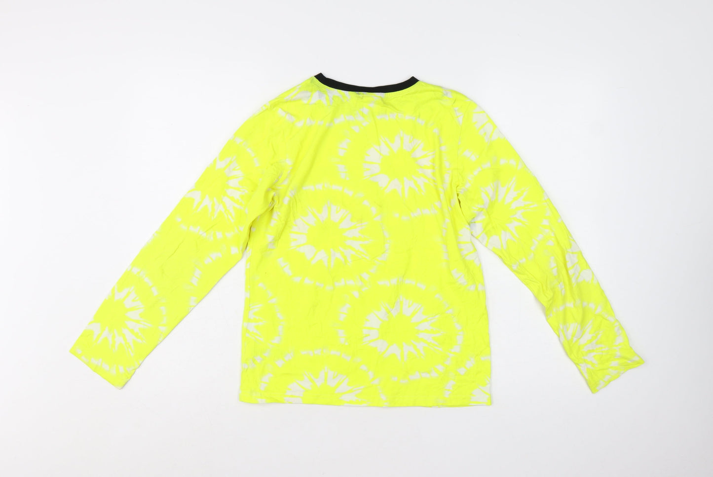 Next Minions Boys Yellow Long Sleeve T-Shirt 12 Years Tie Dye Cotton