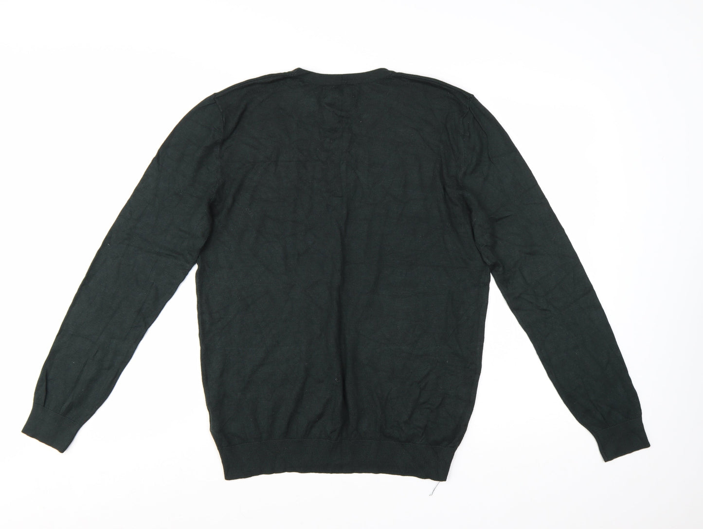 Debenhams Men's Black Medium Crew Neck Pullover Jumper