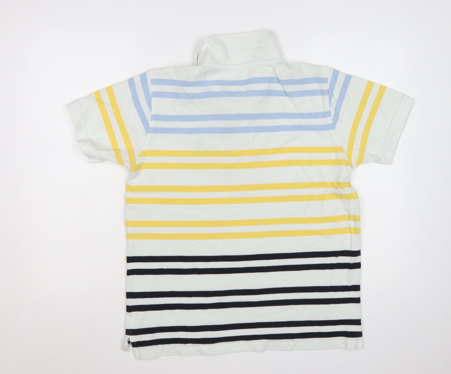 Henri Lloyd Men's Multicoloured Striped Cotton Polo Shirt L