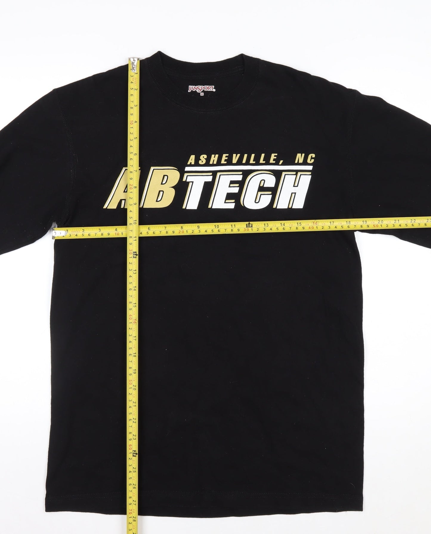 Jansport Men's Black AB Tech Long Sleeve Cotton Graphic Shirt Size M