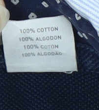 GANT Men's Blue Cotton Long Sleeve Collared Casual Shirt Size M