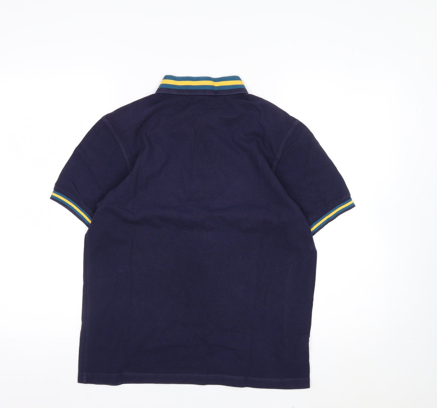 Fred Perry Men's Blue Cotton Polo Shirt Size S Classic Style