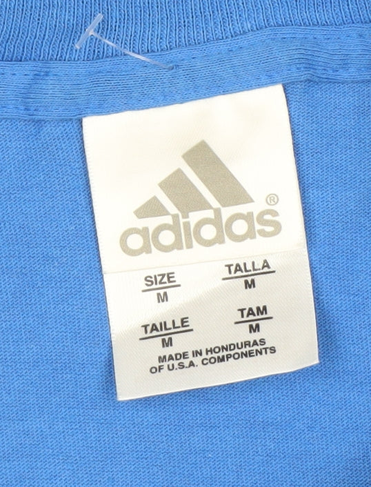 Adidas Men's Blue UCLA Football Long Sleeve Cotton T-Shirt M
