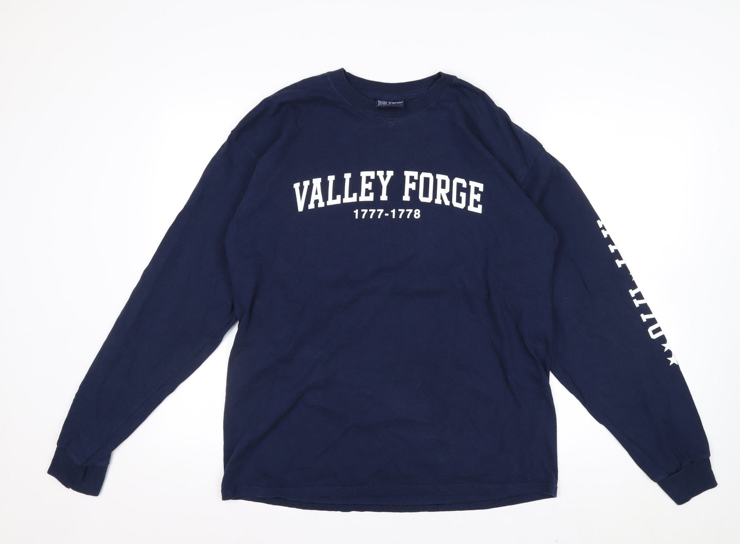 MV Sport Men's Blue Long Sleeve Valley Forge Top Size L