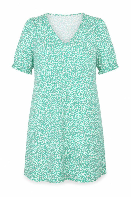 Marks & Spencer Women’s Green Floral A-Line Long Dress Size 14