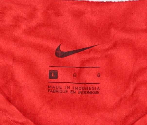 Nike Women's Red Long Sleeve Volleyball Jersey Top Size L
