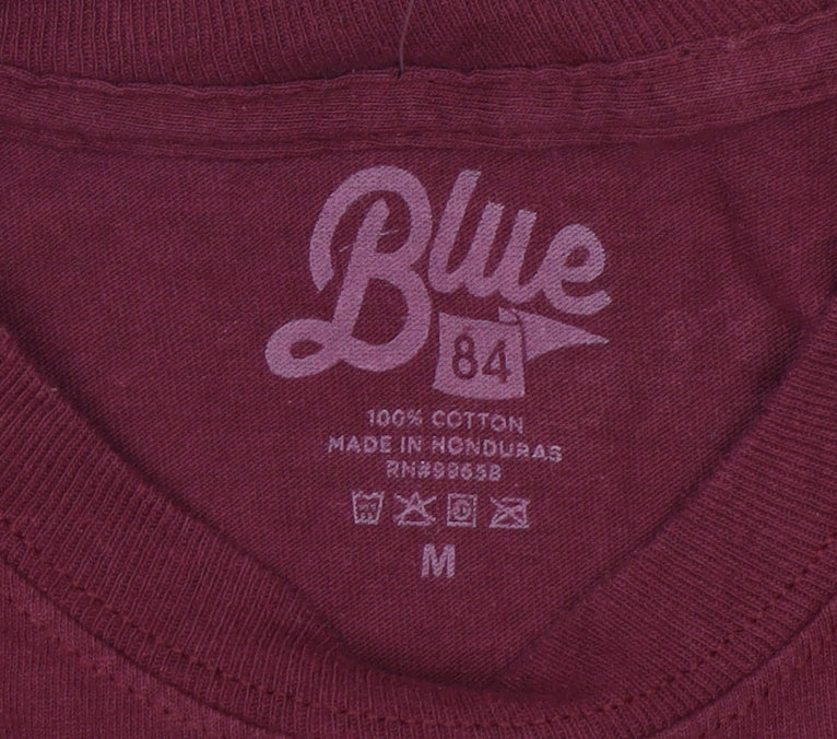 Blue 84 Men’s Red Long Sleeve Virginia Tech Cotton Graphic Top Size M