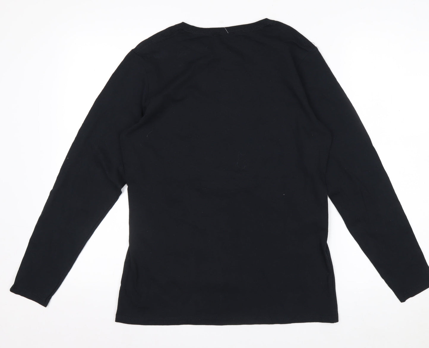 Fanatics Men’s Black Maryland Long Sleeve Cotton Graphic Top M