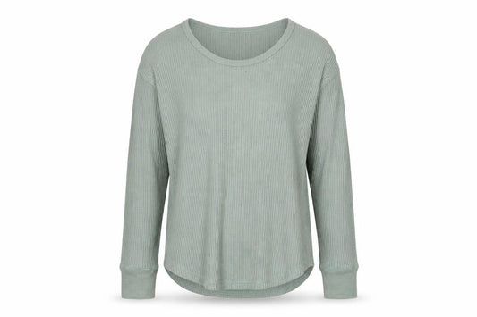 Gap Men's Green Long Sleeve Cotton Waffle Shirt Size M