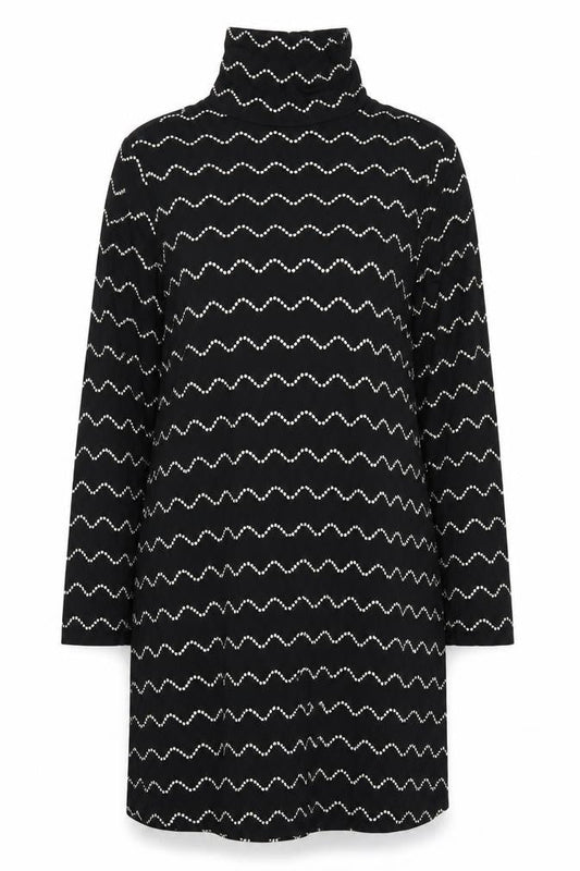 Marks & Spencer Women Black Size 16 Shift Dress Long Sleeve