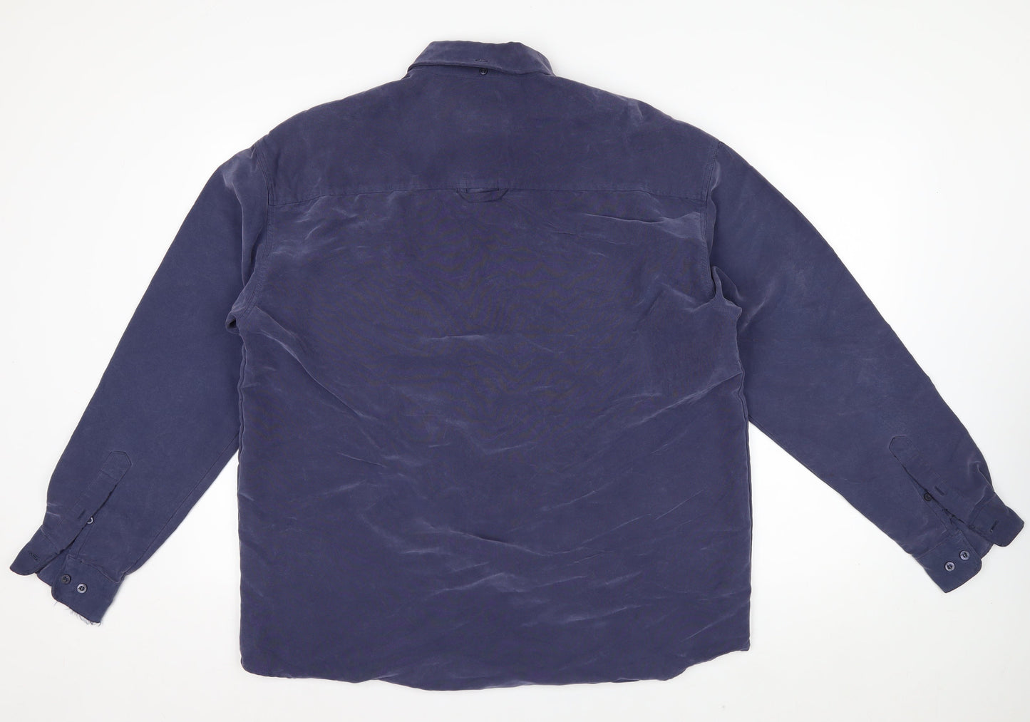 Thomas Browne Men's Blue Long Sleeve Button-Up Shirt Size L