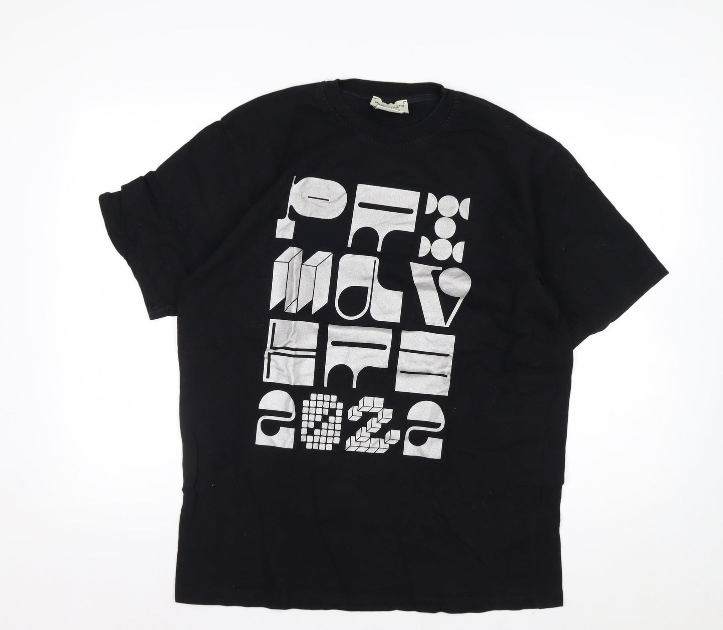 Primavera Sound Barcelona Men's Black Graphic Music T-Shirt Size S