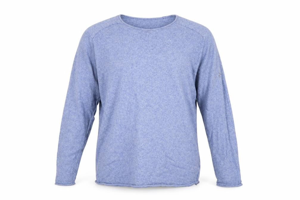 Zara Man Blue Cotton Crew Neck Men’s M Pullover Jumper