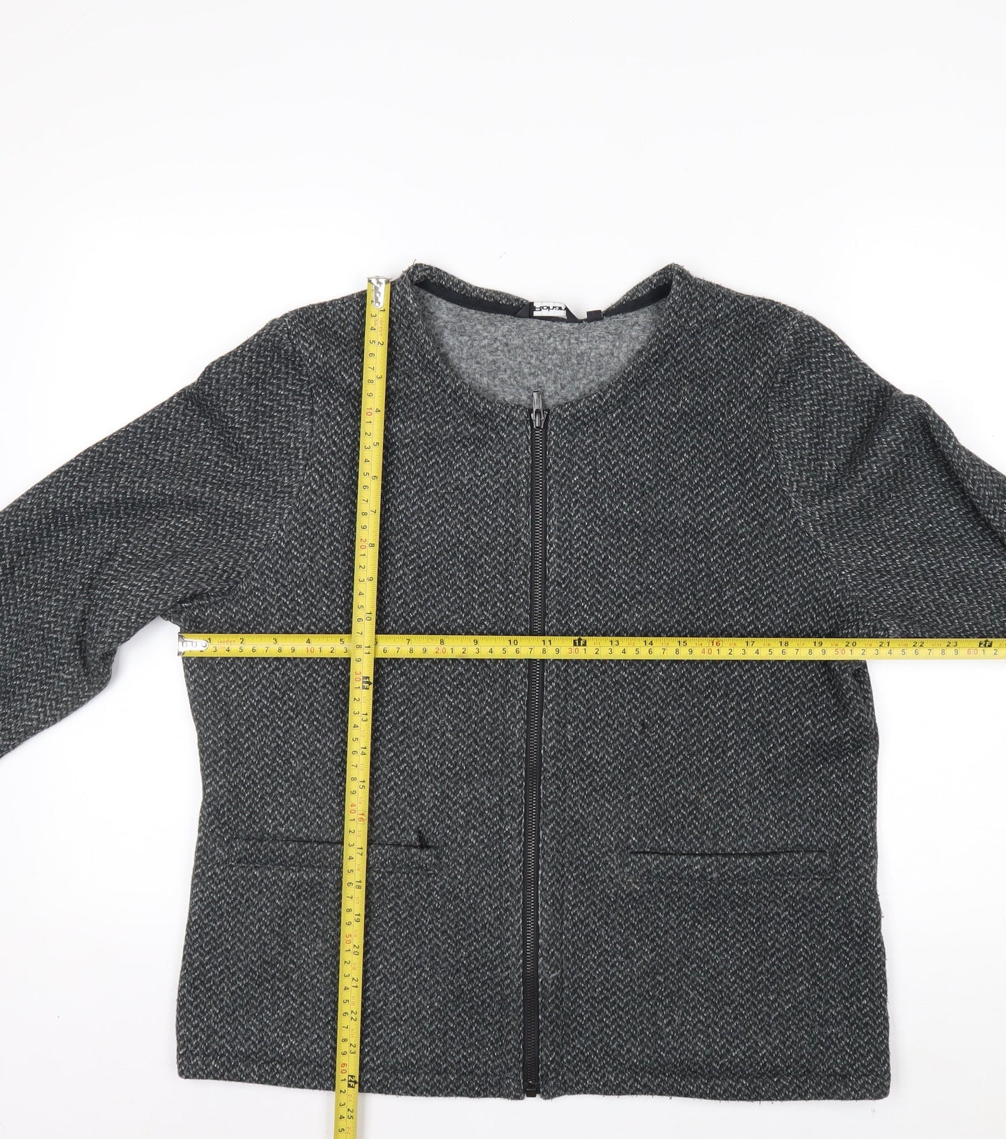 Rohan Womens Grey Finnic Full Zip Fleece Jacket Size L