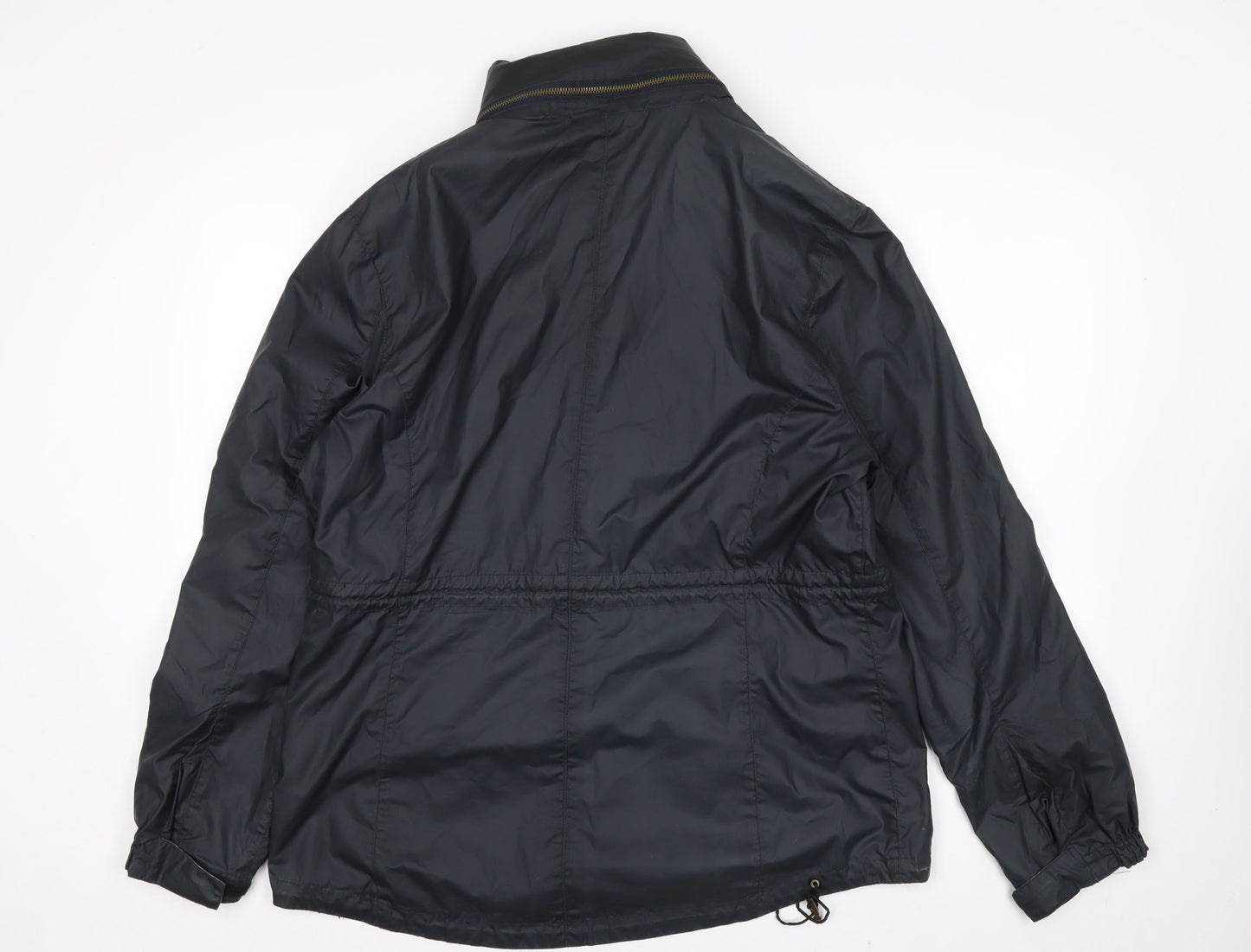 Boden Men's Black Parka Jacket L Water Resistant Cotton Outdoor