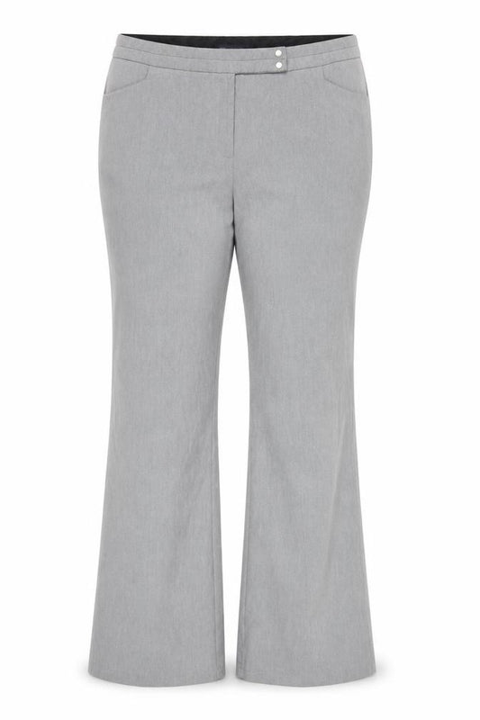 Marks and Spencer Womens Grey Size 20 Straight Leg Trousers