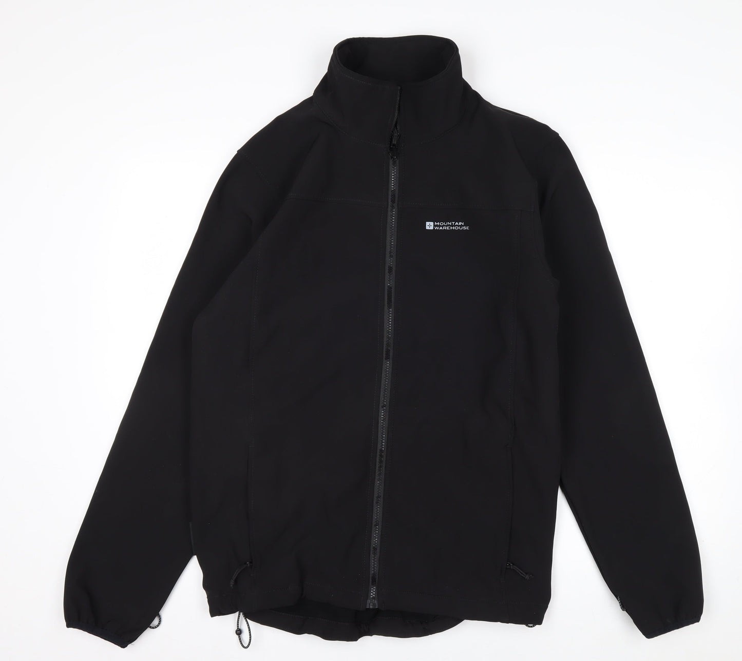 Mountain Warehouse Men's Black Softshell Jacket M Windproof Waterproof