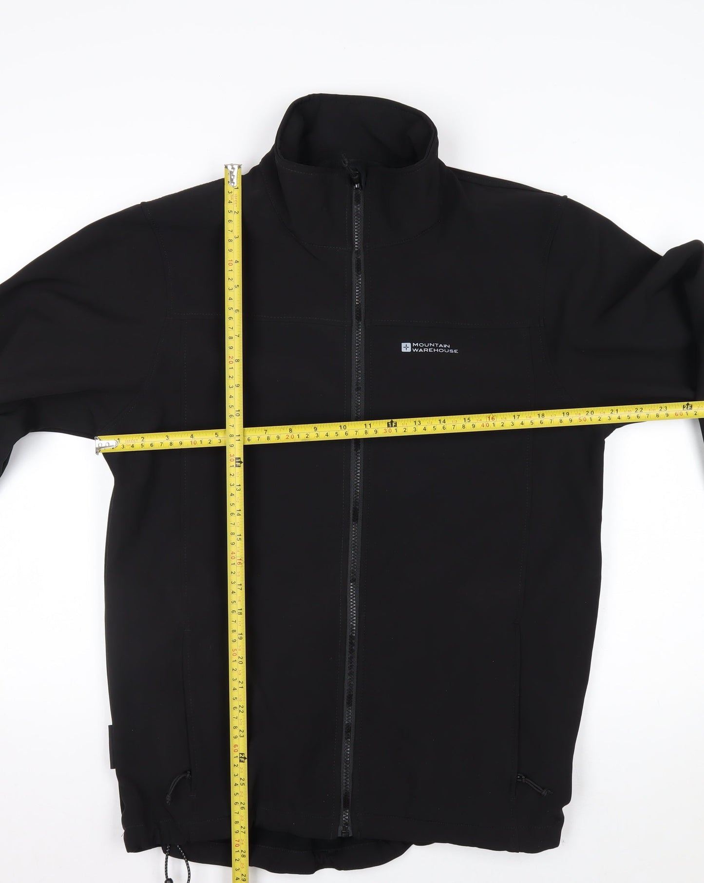 Mountain Warehouse Men's Black Softshell Jacket M Windproof Waterproof
