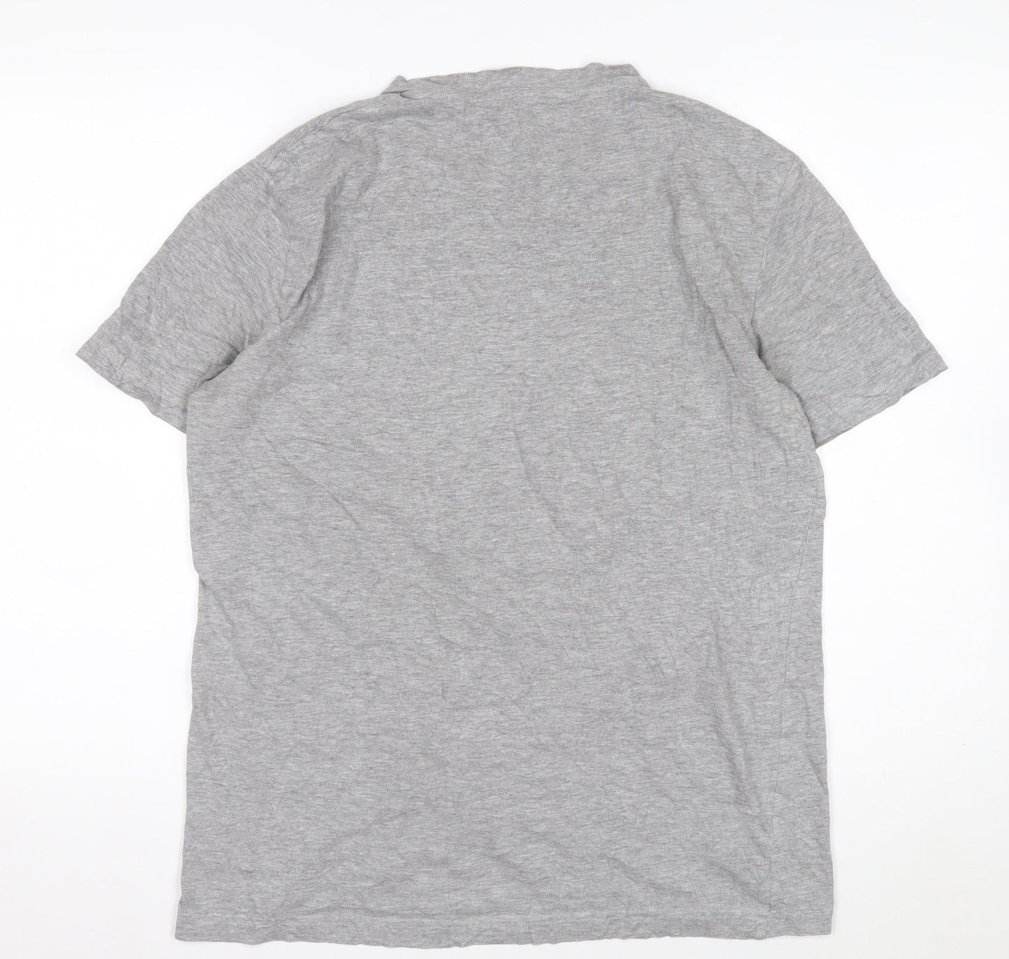 Original Penguin Men's Grey L Graphic Penguin Print Cotton T-Shirt