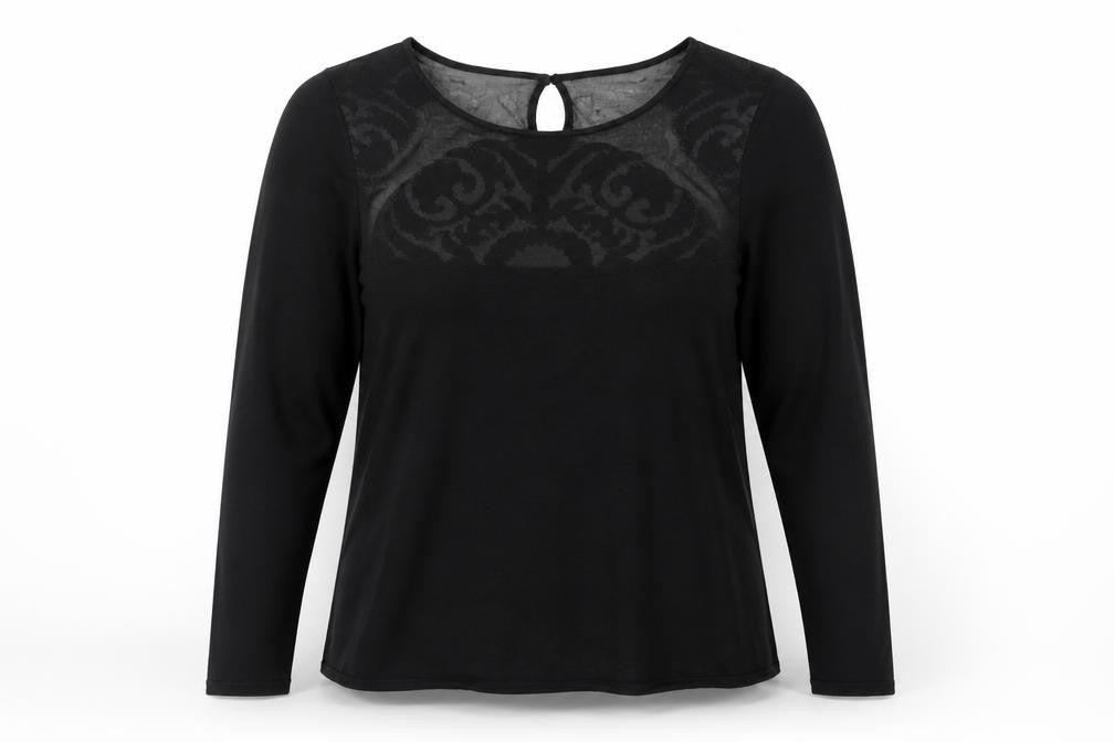 Monsoon Women’s Black Knit Pullover Jumper Size 12