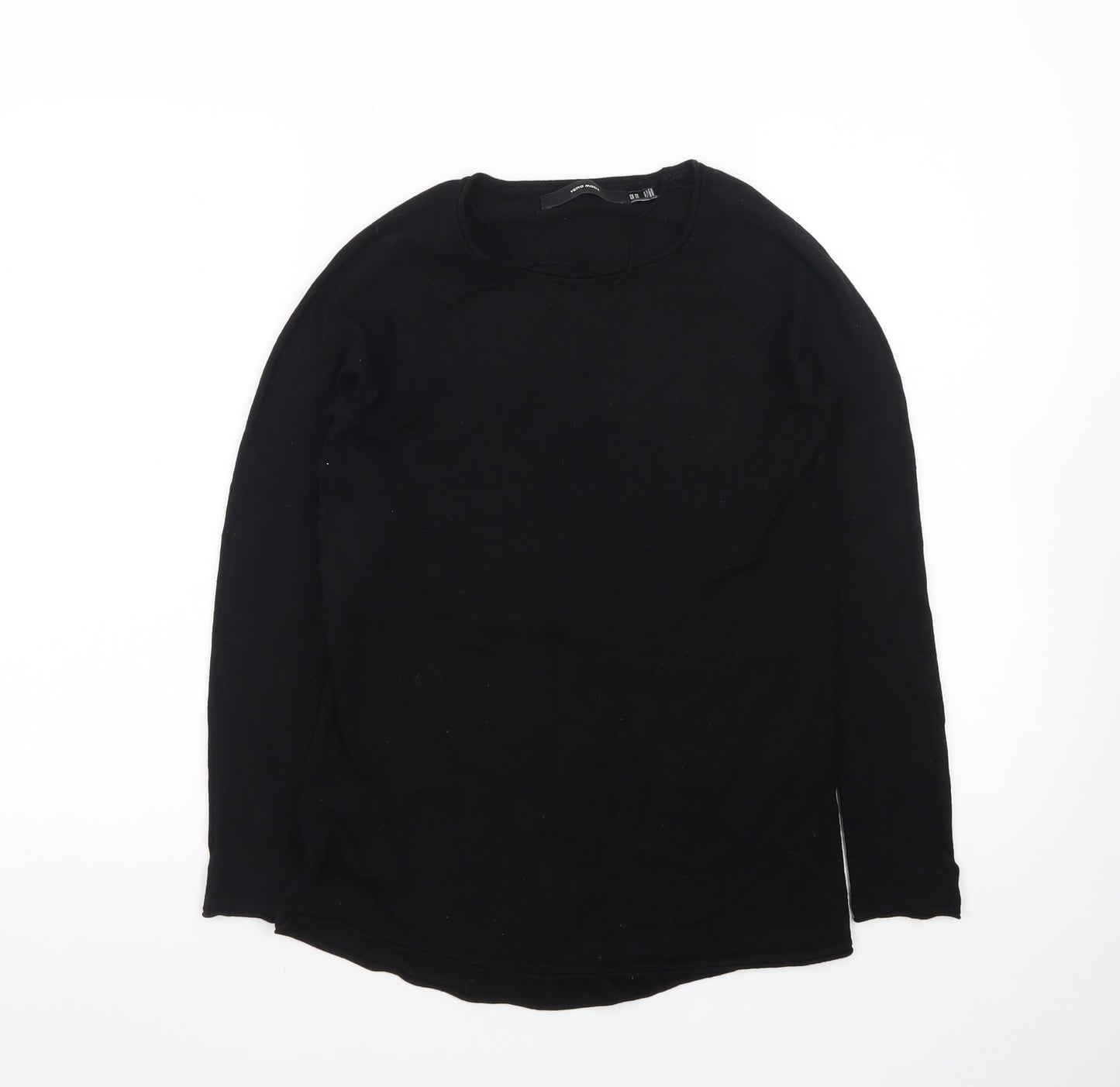 Vero Moda Womens Black XS Crew Neck Long Sleeve Knit Jumper