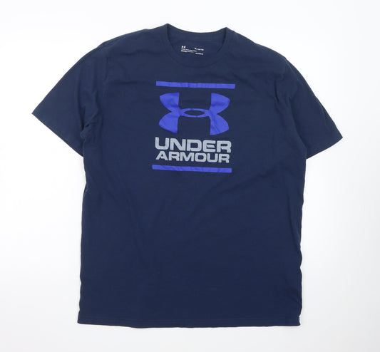 Under Armour Men's Blue XL HeatGear Sports Graphic T-Shirt