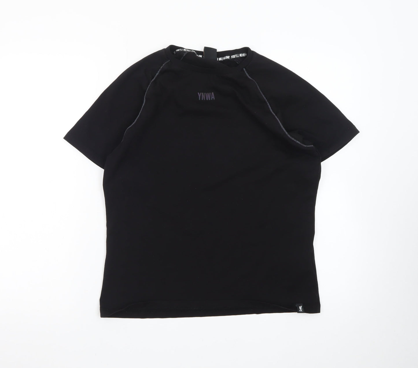 L.F.C. Women's Black Size 6 Short Sleeve Crew Neck T-Shirt
