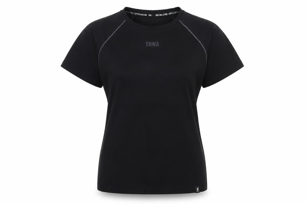 L.F.C. Women's Black Size 6 Short Sleeve Crew Neck T-Shirt