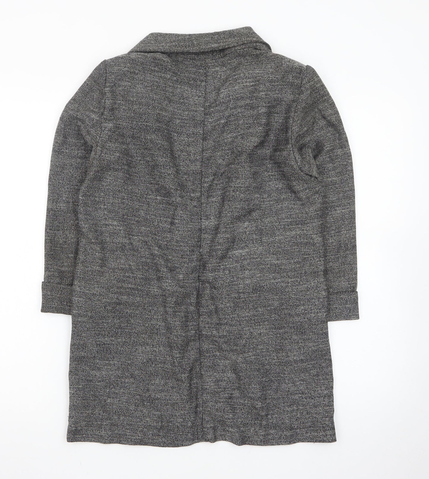 Warehouse Women Grey Longline Knit Cardigan Size 10