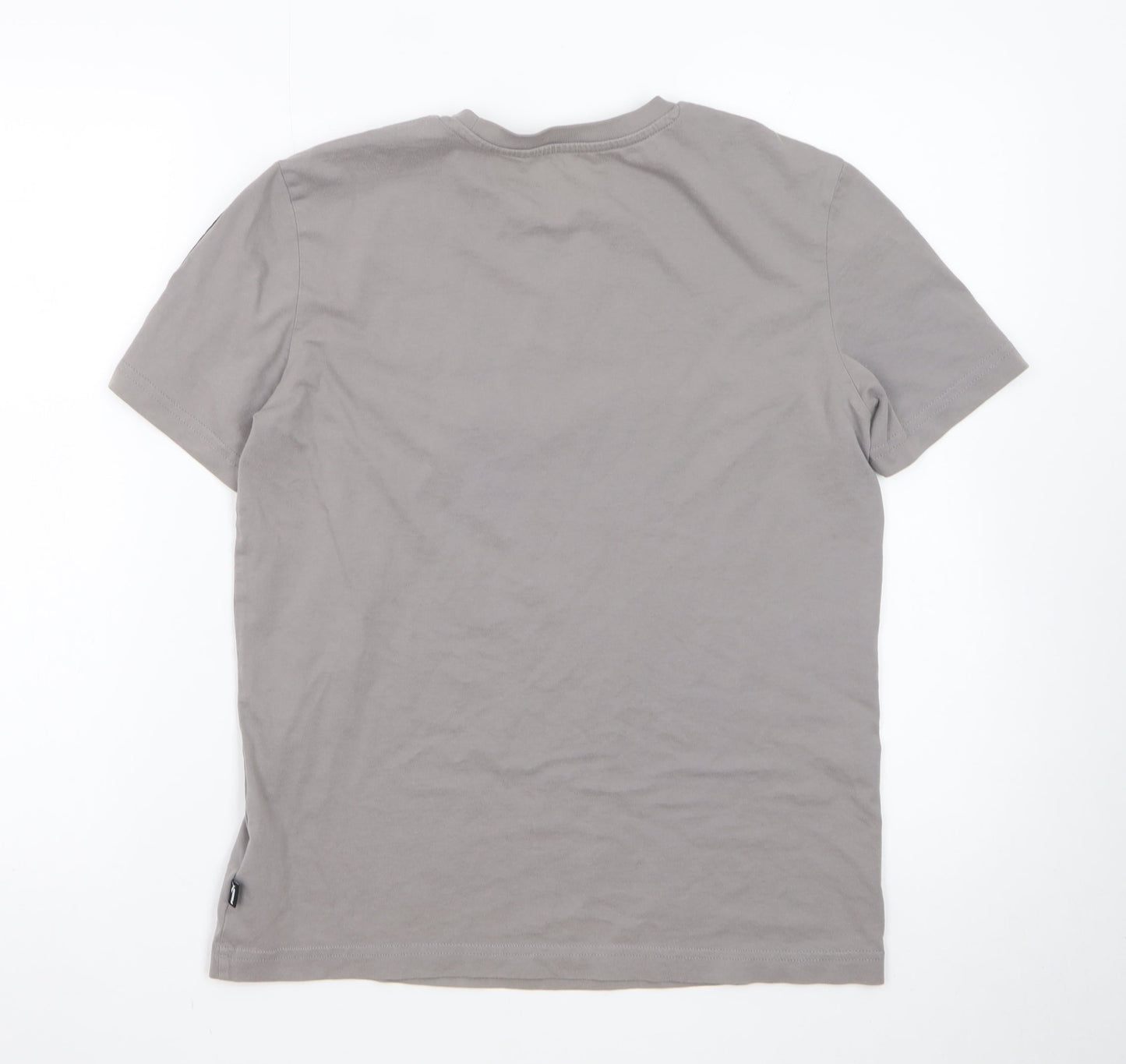 Puma Boys Grey Logo Short Sleeve T-Shirt 15-16 Years