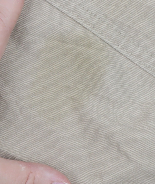 Satta Men's Beige Cotton Basic Jacket Size S Casual Wear