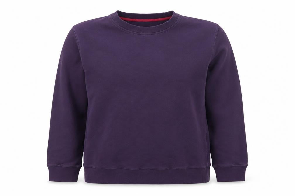 Lyle & Scott Women’s Purple Crew Neck Sweatshirt Size M Cotton Casual