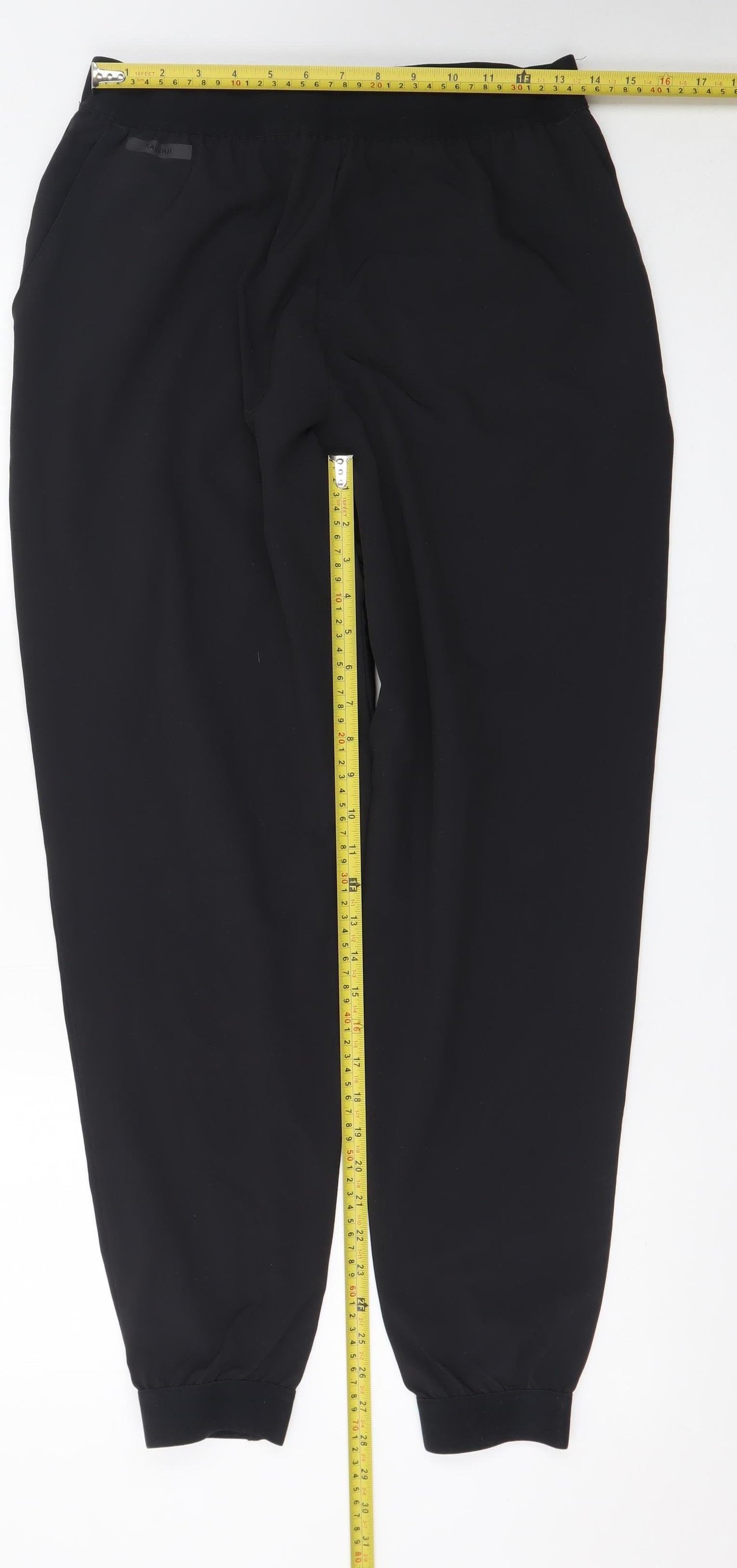 Decathlon Men's Black M Jogger Trousers with Pockets Stretch