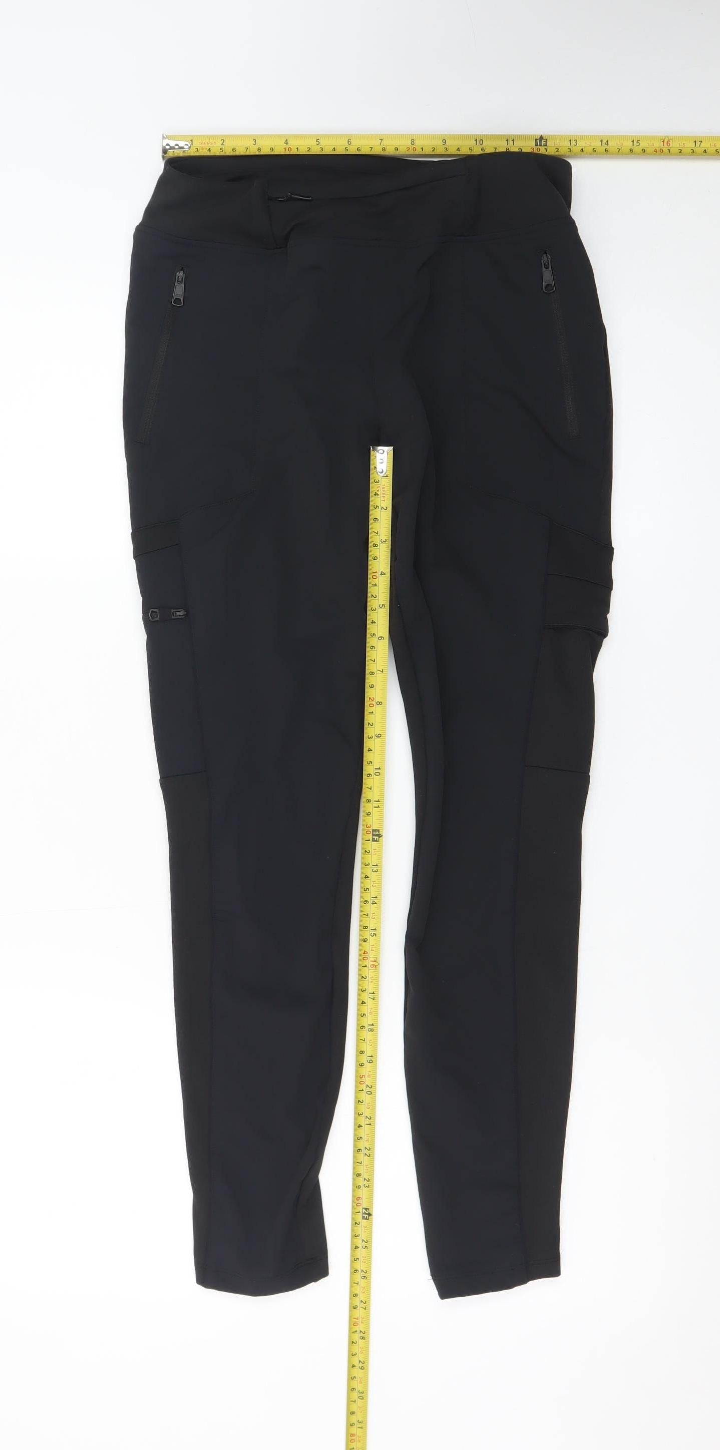 Decathlon Forclaz Men's Black Cargo Tapered Travel Trousers M