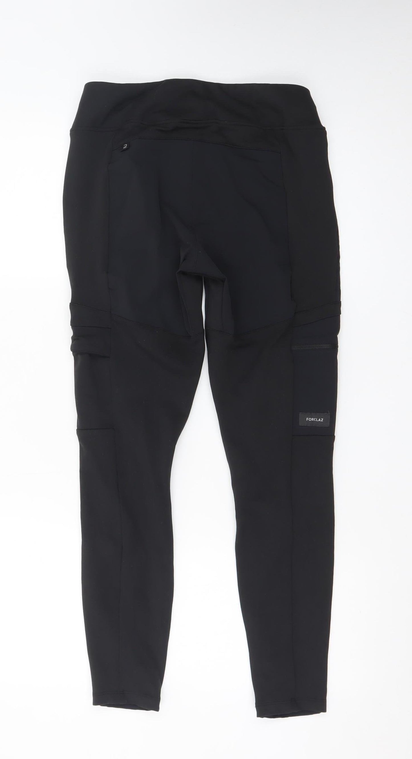 Decathlon Forclaz Men's Black Cargo Tapered Travel Trousers M