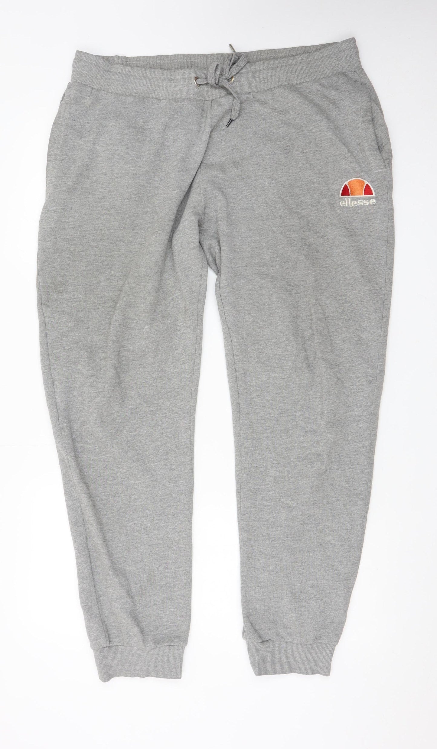 Ellesse Mens Grey Jogger Sweatpants XL Relaxed Fit Casual Trousers