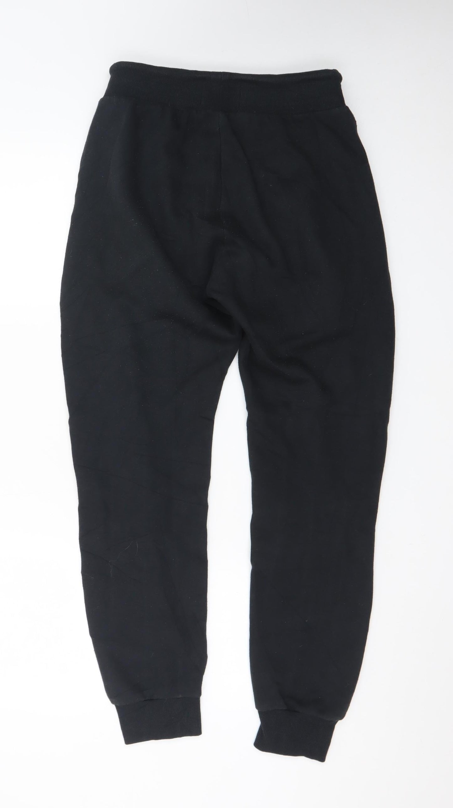 McKenzie Men's Black Jogger Trousers M Regular Fit Fleece Casual