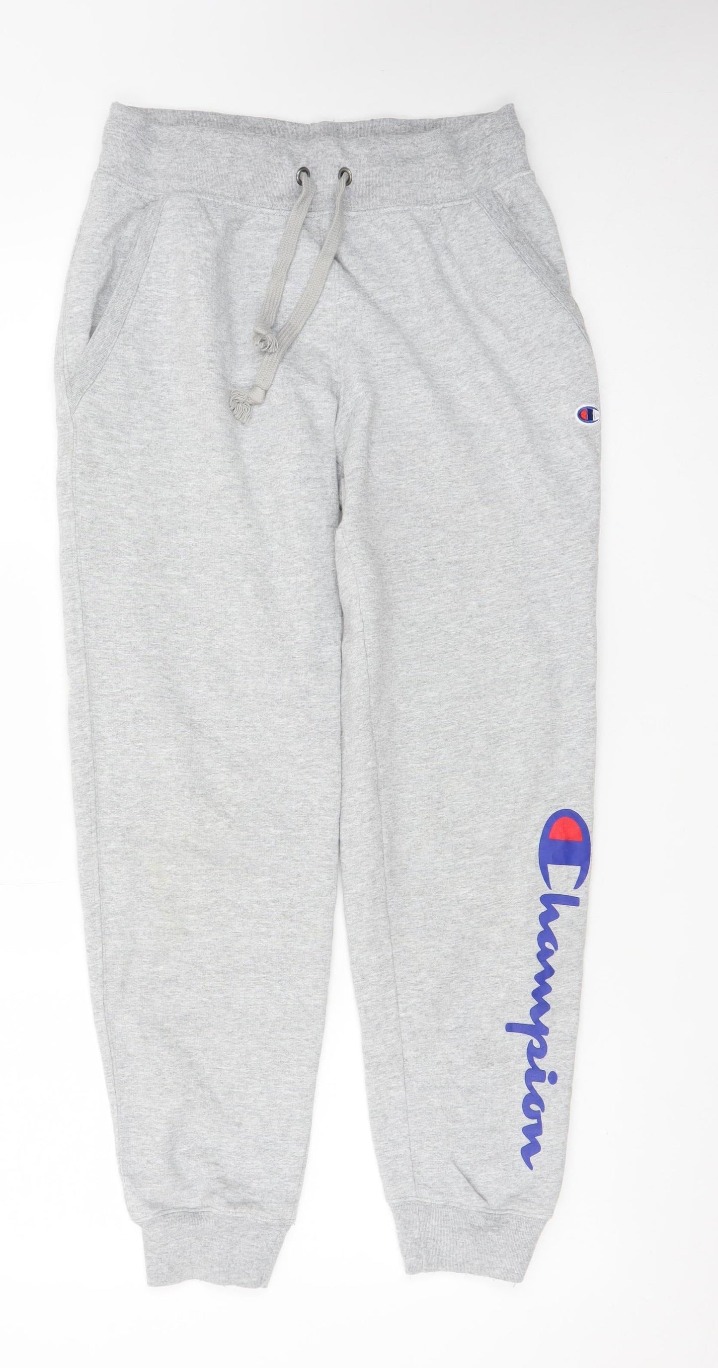 Champion Men's Grey Jogger Sweatpants Small Regular Fit