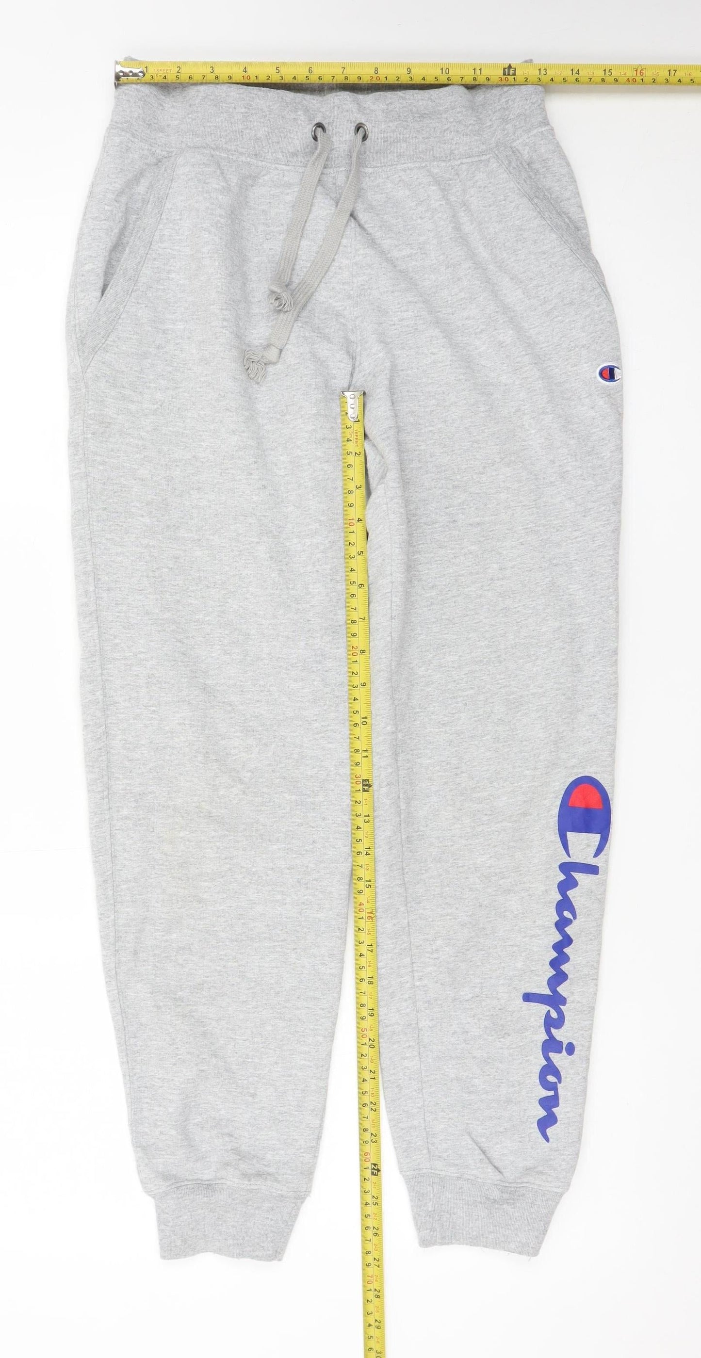 Champion Men's Grey Jogger Sweatpants Small Regular Fit