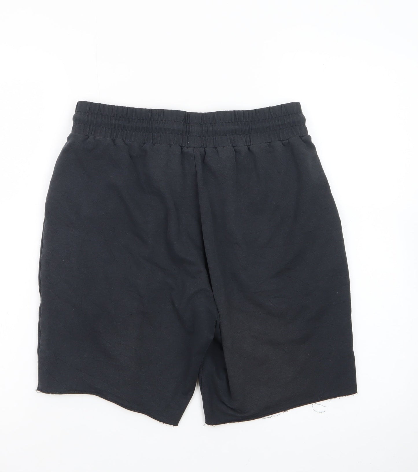Gymshark Mens Black S Sweat Shorts Elastic Waist Drawstring Casual