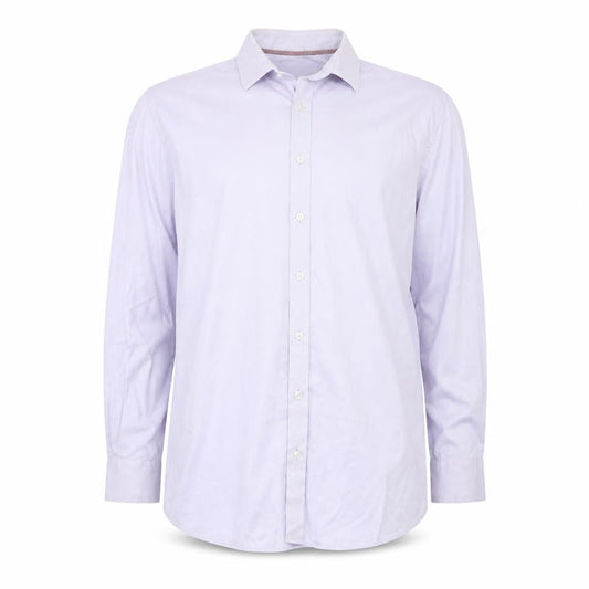 Marks & Spencer Men's Lilac Tailored Luxury Cotton Dress Shirt 16.5in 42cm